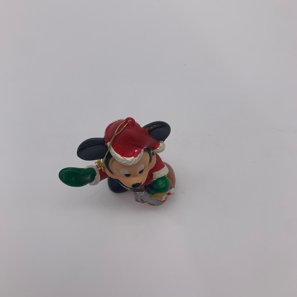 The Walt Disney Co. Mickey Mouse Santa Plastic Blow Mold Christmas Ornament - Picture 12 of 12